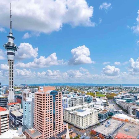 Top Floor Harbour View And Skytower View Apartment In Cbd Auckland Esterno foto