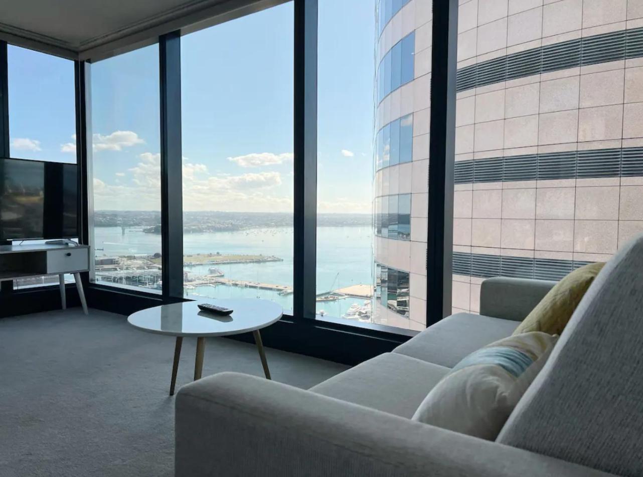 Top Floor Harbour View And Skytower View Apartment In Cbd Auckland Esterno foto
